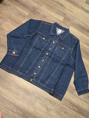 NWT Vintage Avon Long Denim Jacket 3X